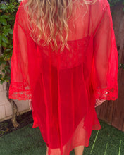 Load image into Gallery viewer, Sheer Berry Cover Up