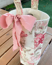 Load image into Gallery viewer, Pink Rose Wine Tote
