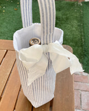 Load image into Gallery viewer, Beach Stripe Wine Tote