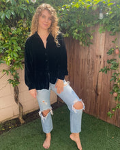 Load image into Gallery viewer, Velvet Button Up