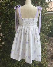 Load image into Gallery viewer, Sheetshow Dress - Purple Blossom