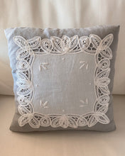 Load image into Gallery viewer, Loopy Lace Doily Pillow Sham