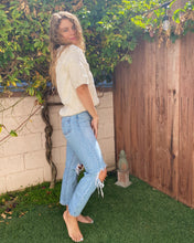 Load image into Gallery viewer, Cream Short Sweater