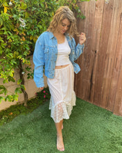 Load image into Gallery viewer, Pink Flower Skirt