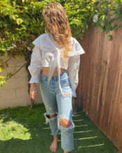 Load image into Gallery viewer, Frill Cropped Top
