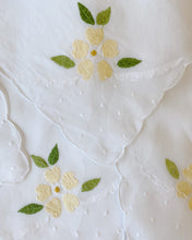 Load image into Gallery viewer, Lettuce Edged Flower Napkin or Hanky