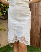 Load image into Gallery viewer, White Appliqué Slip