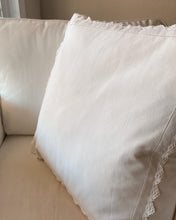 Load image into Gallery viewer, Large Lace Vintage Doily Pillow Sham