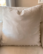 Load image into Gallery viewer, Large Lace Vintage Doily Pillow Sham