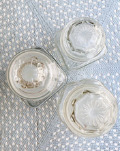 Load image into Gallery viewer, Three Piece Glass Canister Set