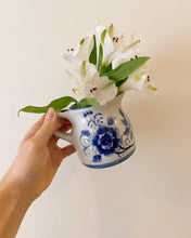 Load image into Gallery viewer, Blue Flower Pitcher
