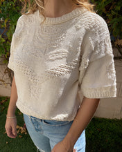 Load image into Gallery viewer, Cream Short Sweater