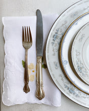 Load image into Gallery viewer, Lettuce Edged Flower Napkin or Hanky
