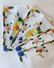 Load image into Gallery viewer, Mulit Flower Cloth Napkins
