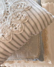 Load image into Gallery viewer, Stripes and Heart Pillow Sham