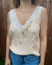 Load image into Gallery viewer, Peachy Pink Beaded Top