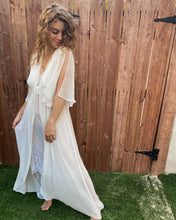 Load image into Gallery viewer, White Rose Robe