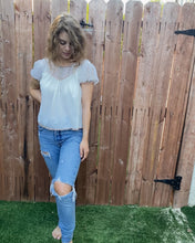 Load image into Gallery viewer, Rose Puff Sleeve Top