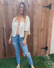 Load image into Gallery viewer, Satin Bow Shirt