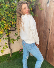 Load image into Gallery viewer, White Knitted Cardigan