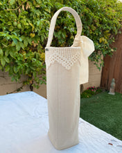 Load image into Gallery viewer, Lace Wine Tote