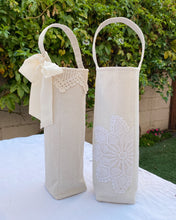 Load image into Gallery viewer, Lace Wine Tote