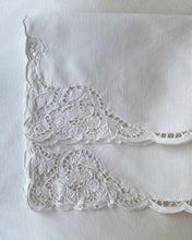 Load image into Gallery viewer, White Embroidered Napkins