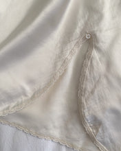 Load image into Gallery viewer, Tiny Daisy Cream Slip Skirt