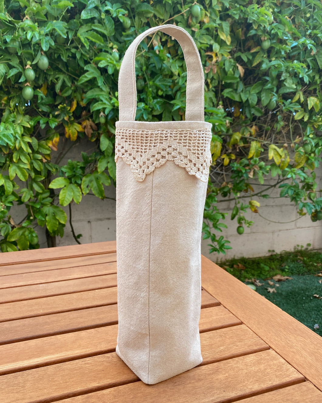 Tea Stained Wine Tote