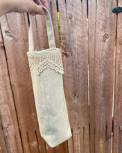 Load image into Gallery viewer, Tea Stained Wine Tote