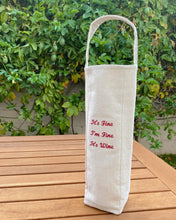 Load image into Gallery viewer, It's Wine Cursive Wine Tote