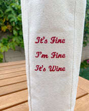 Load image into Gallery viewer, It's Wine Cursive Wine Tote