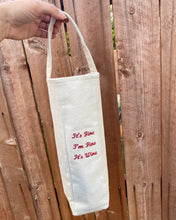 Load image into Gallery viewer, It's Wine Cursive Wine Tote