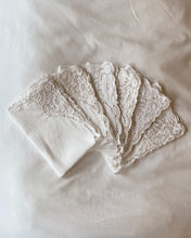 Load image into Gallery viewer, White Embroidered Napkins