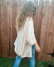 Load image into Gallery viewer, Blushing Silk Robe Top
