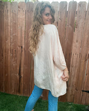 Load image into Gallery viewer, Blushing Silk Robe Top