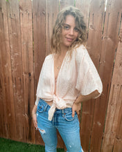 Load image into Gallery viewer, Blushing Silk Robe Top