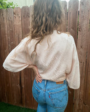 Load image into Gallery viewer, Blushing Silk Robe Top