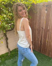 Load image into Gallery viewer, Cream Silky Tank