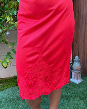 Load image into Gallery viewer, Red Flower Slip Dress
