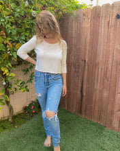 Load image into Gallery viewer, Cream Sport Sweater
