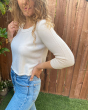 Load image into Gallery viewer, Cream Sport Sweater