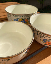 Load image into Gallery viewer, Set of Three Flower Nesting Bowls