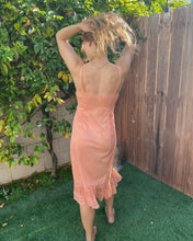 Load image into Gallery viewer, Peach Pleated Slip