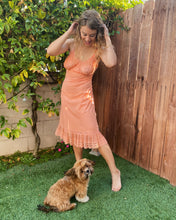 Load image into Gallery viewer, Peach Pleated Slip