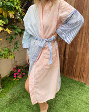 Load image into Gallery viewer, Striped Rainbow Robe