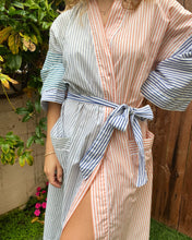 Load image into Gallery viewer, Striped Rainbow Robe