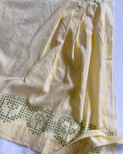 Load image into Gallery viewer, Yellow Gingham Children's Half Apron