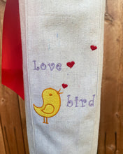 Load image into Gallery viewer, Love Bird Wine Tote
