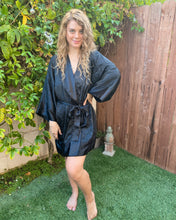 Load image into Gallery viewer, Black Mini Robe